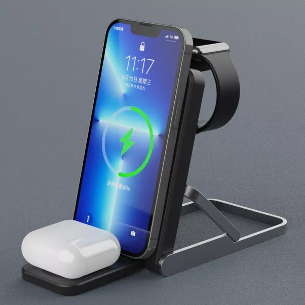 2024 Stație de încărcare wireless 3 în 1